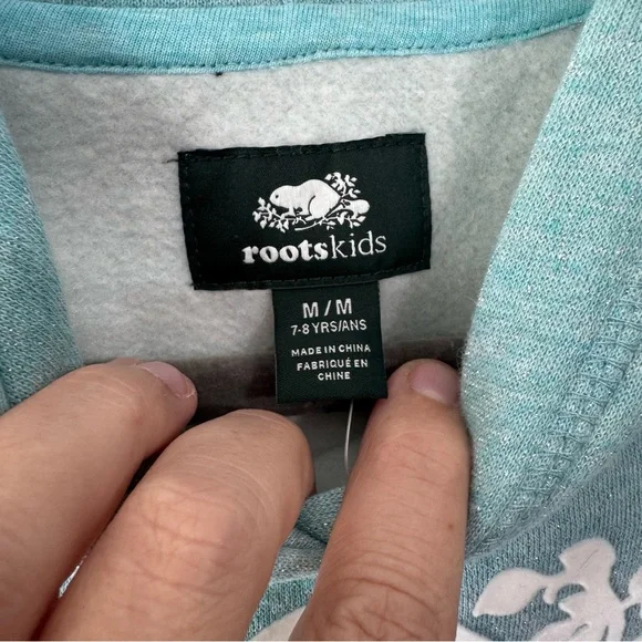 NWT Roots hoodie and pant set size 7